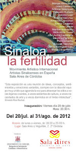 Cartel exposicion Sinaloa la fertilidad