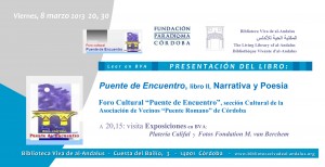 ACTIVIDADES de la BIBLIOTECA  VIVA  DE  AL - ANDALUS invit LEER 8 marzo