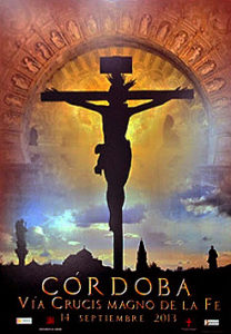 Cartel Via Crucis Magno de la Fe Cordoba 2013