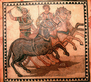 Ganador de carrera de cuádriga / fuente: http://commons.wikimedia.org/wiki/File:Winner_of_a_Roman_chariot_race.jpg