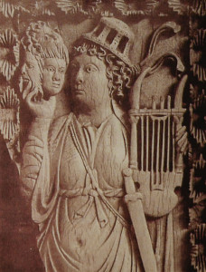 Relieve de Trier, con pantomimo y máscaras. Berlín.