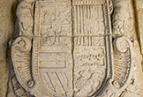 Escudo de Felipe II en el Alcázar de los Reyes Cristianos