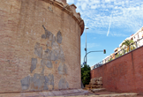 Restos de uno de los Monumentos funerarios romanos de Puerta Gallegos de Córdoba