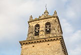 Detalle de la Torre-Campanario de la Iglesia de Santa Marina en Córdoba