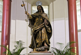 'Santiago Apóstol' preside el Altar Mayor de la Iglesia de Santiago en Córdoba