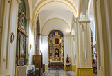 Nave del lado del Evangelio de la Iglesia de San Andrés en Córdoba