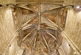 Detalle de las pinturas del Altar Mayor de la Iglesia de San Lorenzo en Córdoba