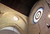 Nave central y Rosetón de la Iglesia de San Miguel en Córdoba