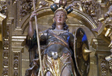 'Arcángel San Miguel' en el Altar Mayor de la Iglesia de San Pedro en Córdoba