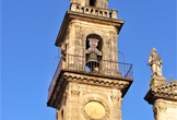 Detalle de una de las torres de la Iglesia del Juramento de San Rafael en Córdoba
