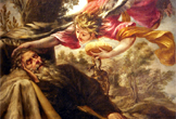 'Elías y el Ángel', Retablo de Valdés Leal en el Convento de Puerta Nueva en Córdoba