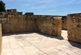 Detalle del interior de la Casa de Ya'far en Medina Azahara Detalle del interior de la Casa de Ya'far en Medina Azahara