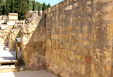 Detalle del interior de la Casa de Ya'far en Medina Azahara Detalle del interior de la Casa de Ya'far en Medina Azahara