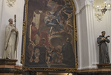 'La aparición de San Rafael al padre Roelas' de Acisclo Antonio Palomino en la Capilla de Santa Teresa