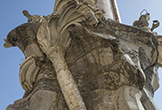 Detalle de la palmera en el Triunfo de San Rafael de Verdiguier
