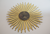 Tondo que representa 'La Trinidad' en el Salón del Mosaico del Palacio de Viana en Córdoba