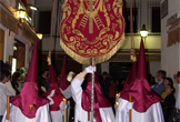 Estandarte de la Hermandad del Descendimiento en Córdoba