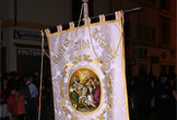 Estandarte de la Hermandad del Cristo de Gracia (Esparraguero) en Córdoba