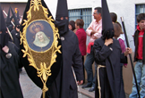 Estandarte de la Nazarena de la Hermandad del Nazareno en Córdoba