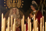María Santísima del Amor y San Juan Evangelista en su paso procesional - Semana Santa de Córdoba