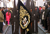 Estandarte o Bacalao de la Hermandad de la Soledad en Córdoba
