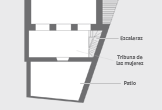 Plano de la Planta Alta de la Sinagoga de Córdoba